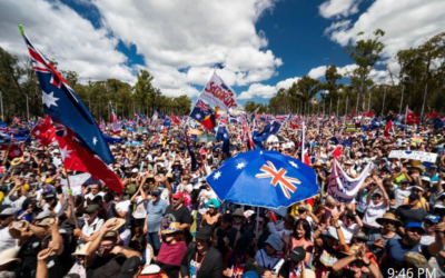 Massive Crowds in Canberra, February 12, 2022