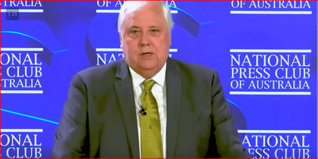 Clive Palmer: The Most Important Speech for Australia