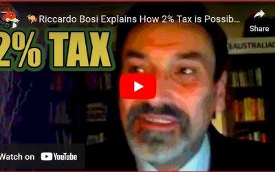 Riccardo Bosi Explains How 2% Tax is Possible